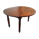 Table ronde à volets ancienne
