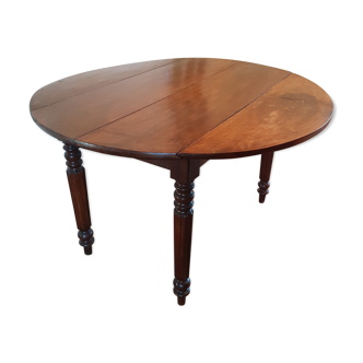 Table ronde à volets ancienne