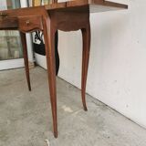 Dressing table mid-xxth style louis xv wood inlaid