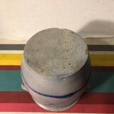 Lot 5 old blue sandstone 3 pots - carafe - vintage decoration tonneau