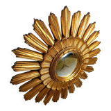 Vintage sunburst mirror, 1960s