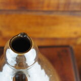 Conical pitcher with brown glaze - folk art - early twentieth century
