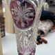 Bohemian crystal vase