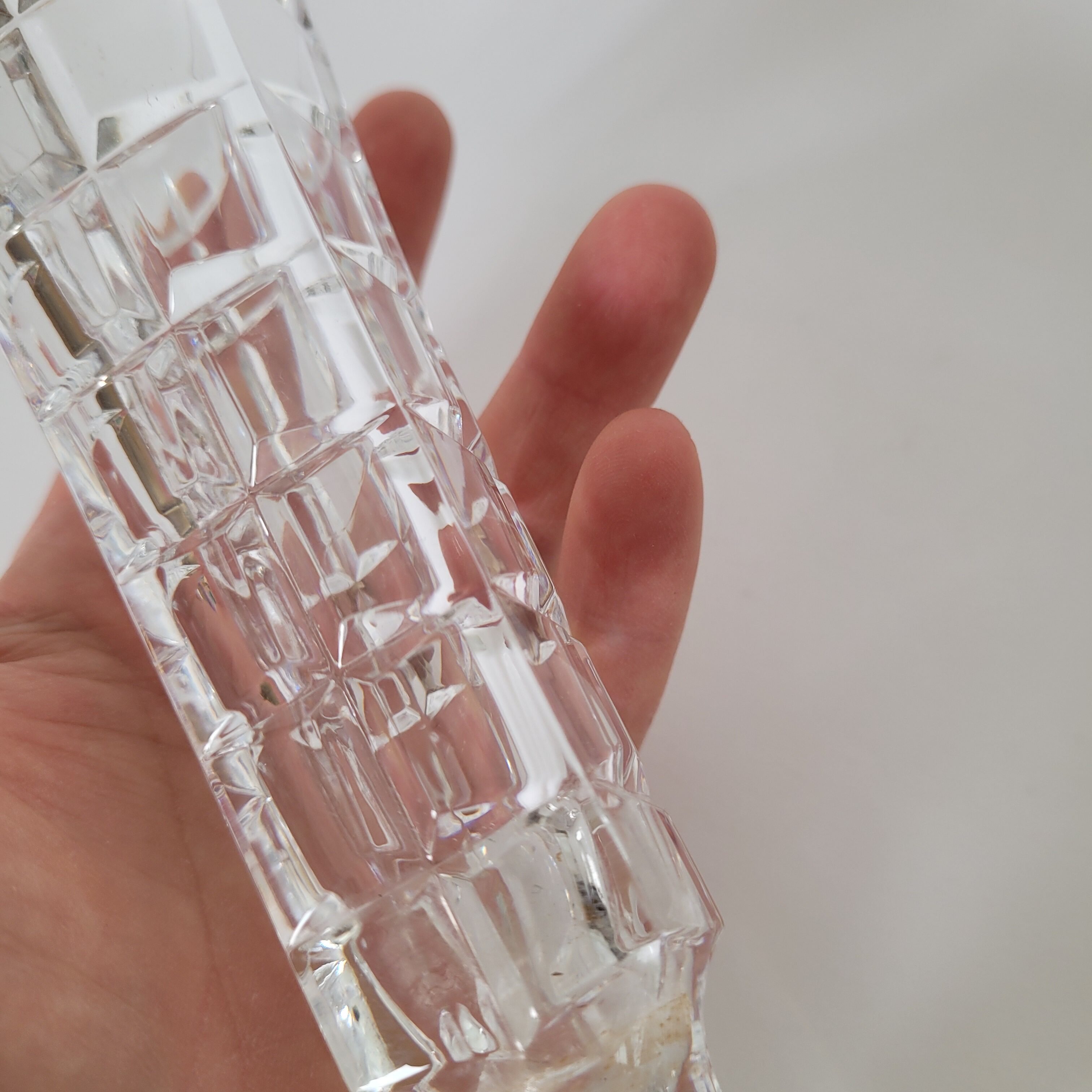 Crystal soliflore vase