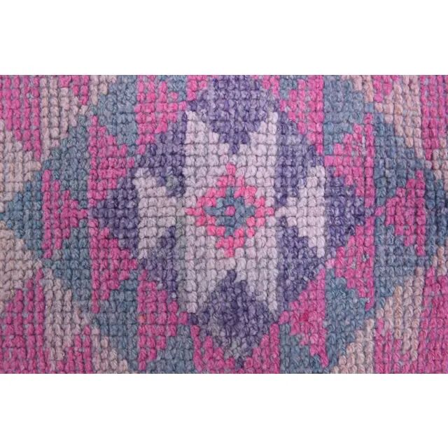 1970s Turkish Handmade Wool Runner Rug 80x321