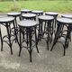 Set of 10 bar stools