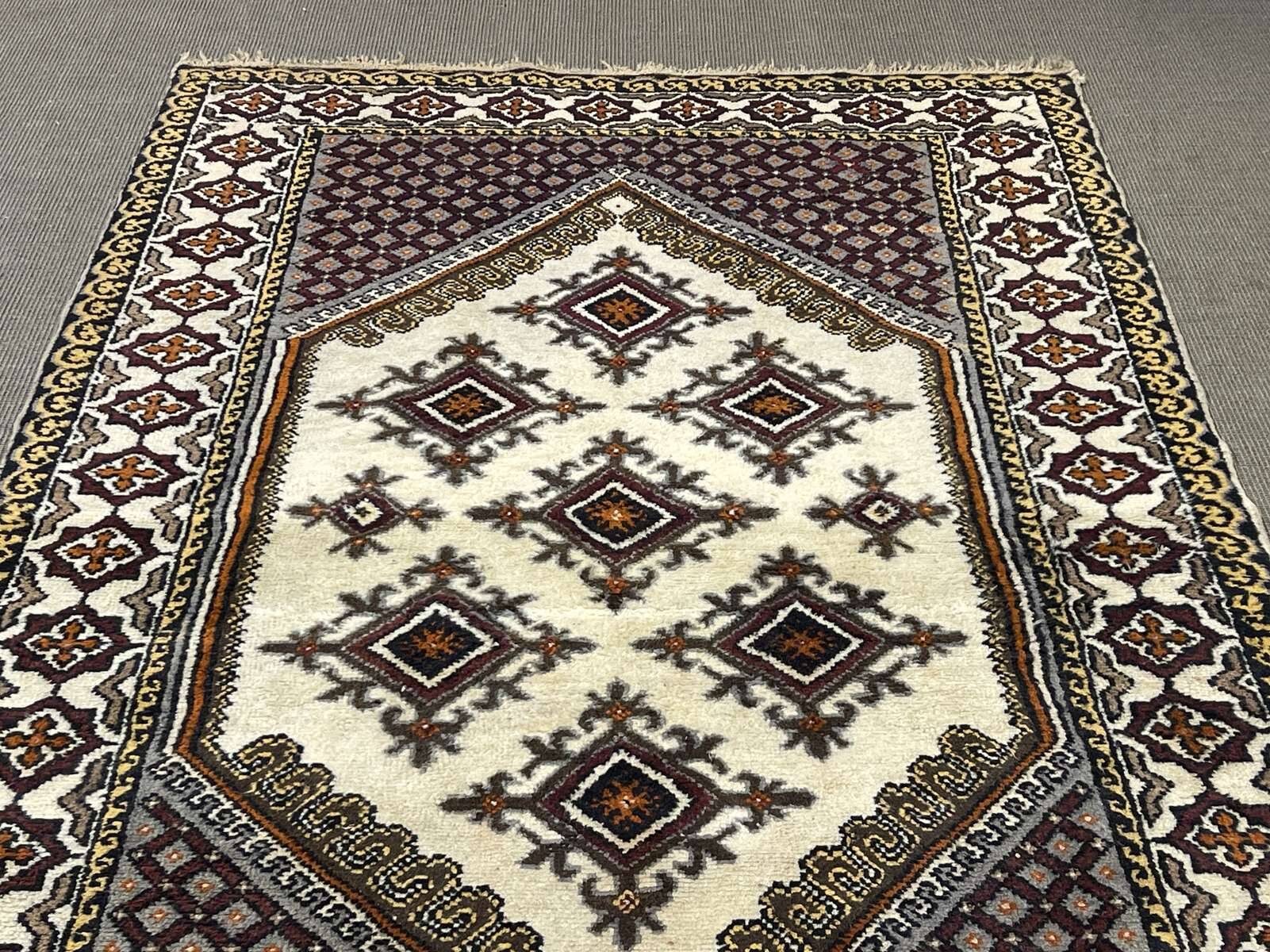 Moroccan handmade wool rug