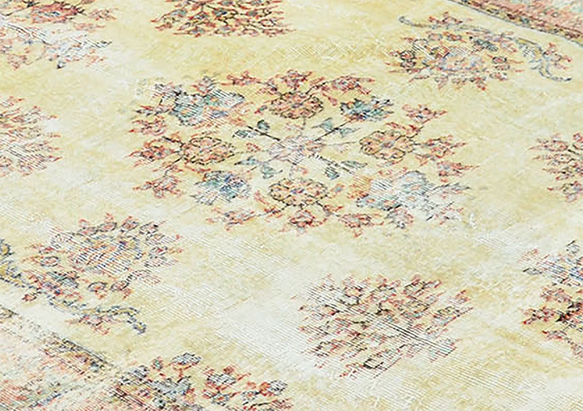 Anatolian handmade vintage rug 256 cm x 162 cm