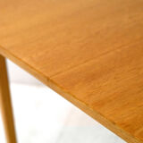 Scandinavian vintage oak extending table