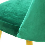 Dining Chairs By Oswald Haerdtl In Velvet For Ton, Czechoslovakia 1950s, Set Of 4