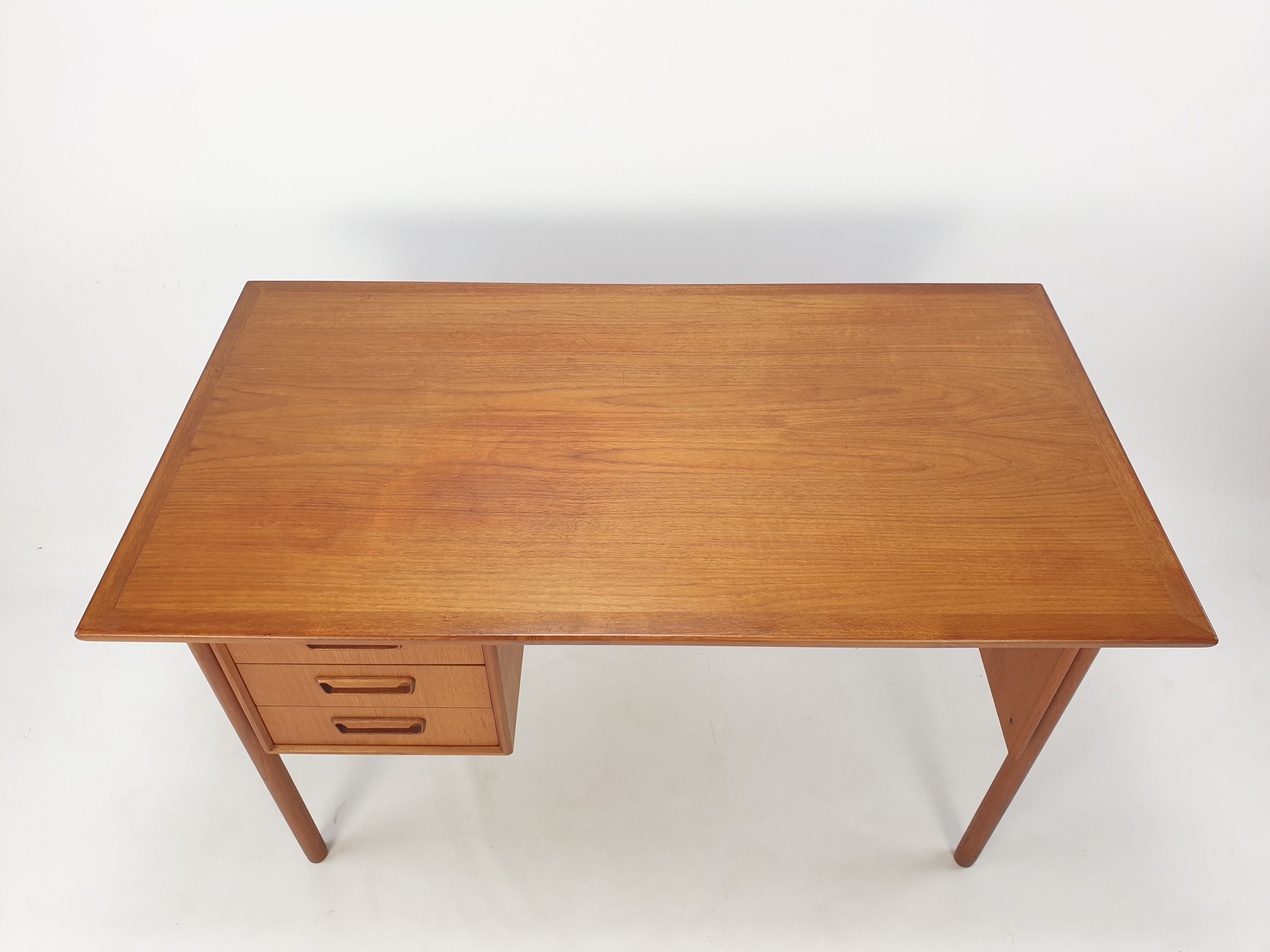 Danish Teak Desk by Gunnar Nielsen Tibergaard, 1960s