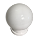 White opaline glass ball