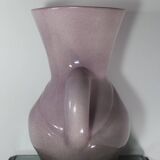 Large ceramic vase dlg Jouve Chambost 1960 France Vintage