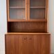Meuble vitrine scandinave années 60 en teck par Erik Brouer