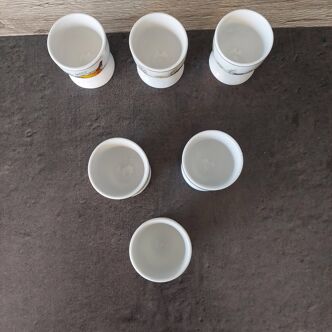 Set of 6 movitex ceramic egg cups