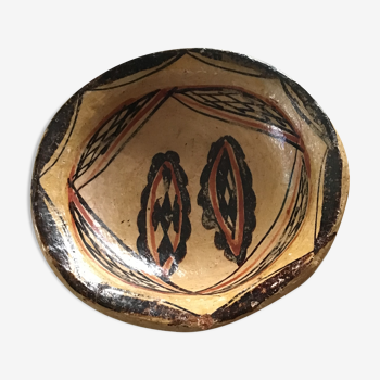 Dish (or plate) in Kabyle terracotta