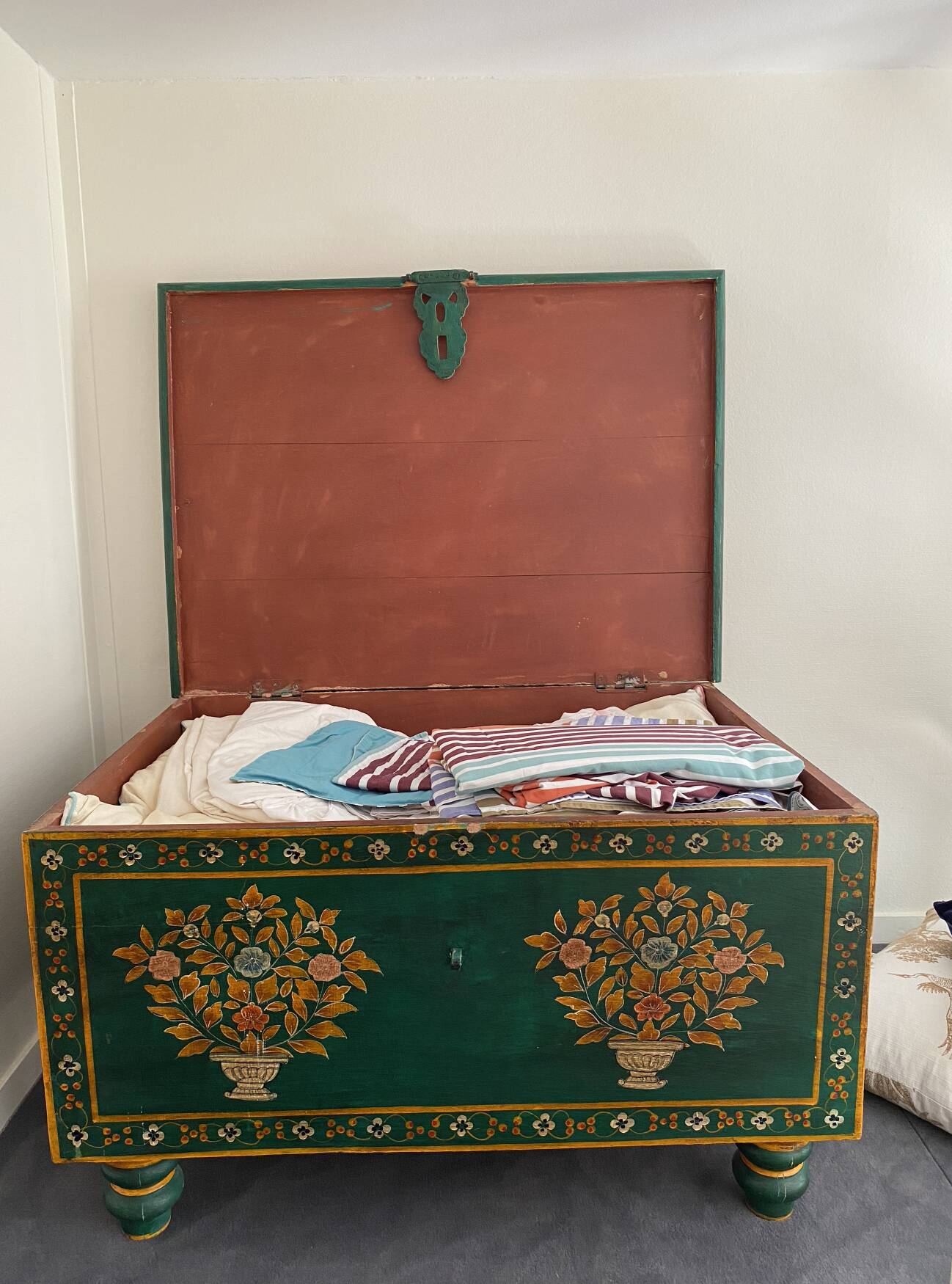 Chest painted
