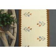Tapis couloir en laine et coton fait main Oushak turc des années 1970, 71x283.