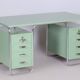 Bauhaus Writing Desk and Chair in Chrome-Plated Steel from Thonet, Czechia, 1930s, Set of 2