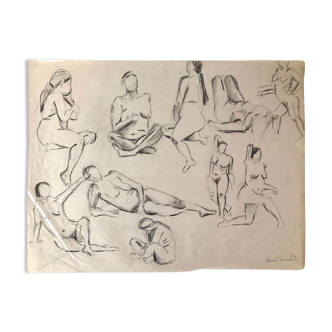 Composition "Nude in Pencil"