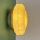 Vintage Art Deco globe wall or ceiling light in yellow opaline.