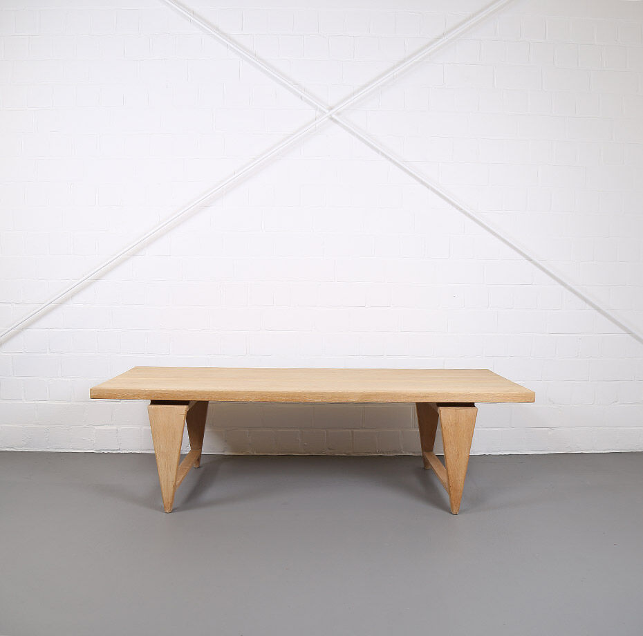 Coffee Table ML 115 by Illum Wikkelsø for Mikael Laursen Light Oak Danish Design