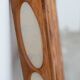 Wall light in cherry wood and rice paper, prod. Steelline 1980