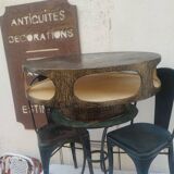 Table basse UFO en résine vers 1970