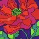 Vintage Flowerpower tin tray 1970’s