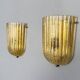Pair of sconces, Murano glass, by Barovier & Toso, Italy, 1970s