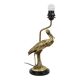 Vintage Gold Stork Lamp Hollywood Regency 40cm