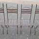 Ensemble de 4 chaises de jardin en fer XXe
