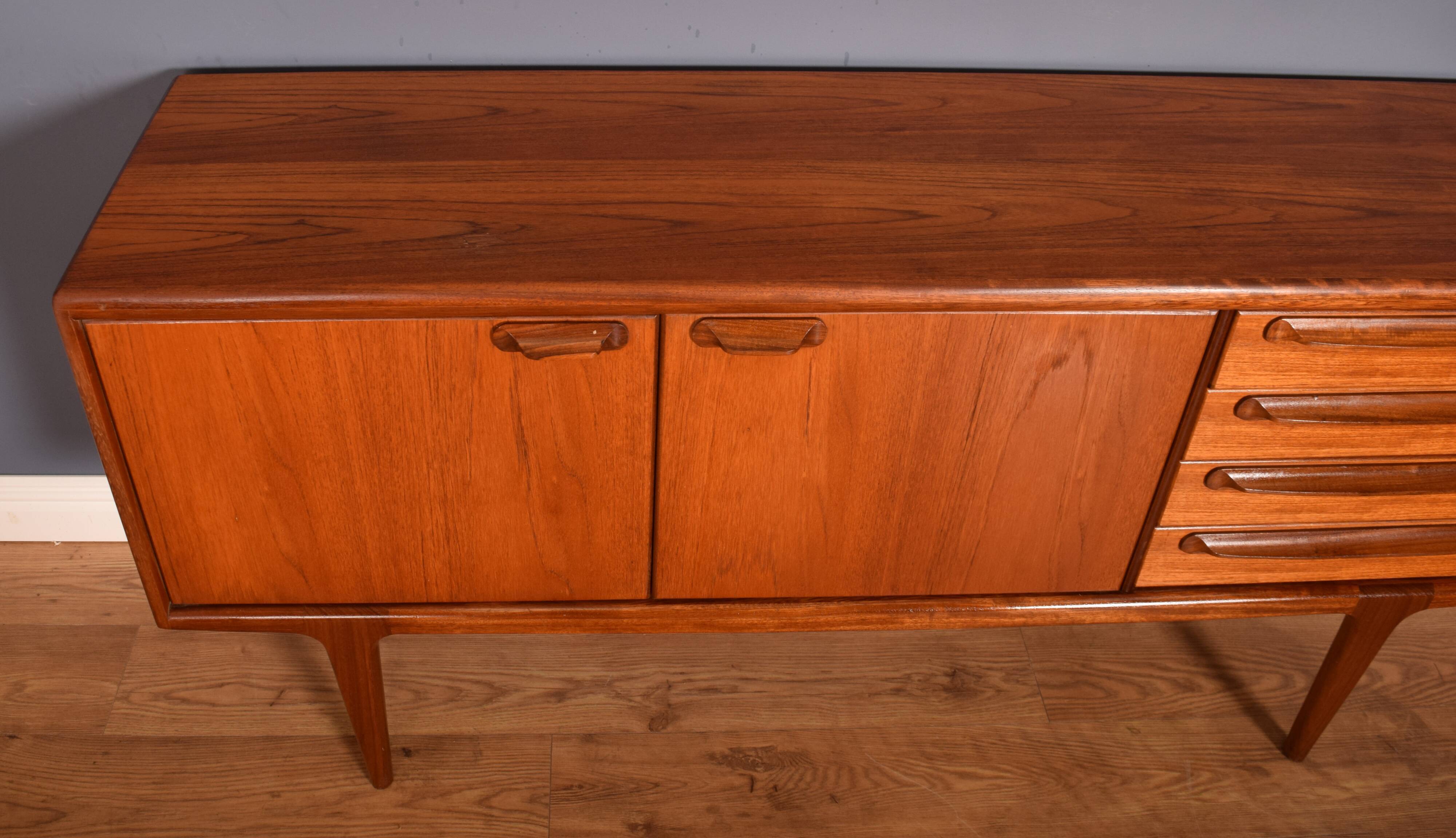 Restored Teak Retro 1960s Short Younger Sequence Sideboard