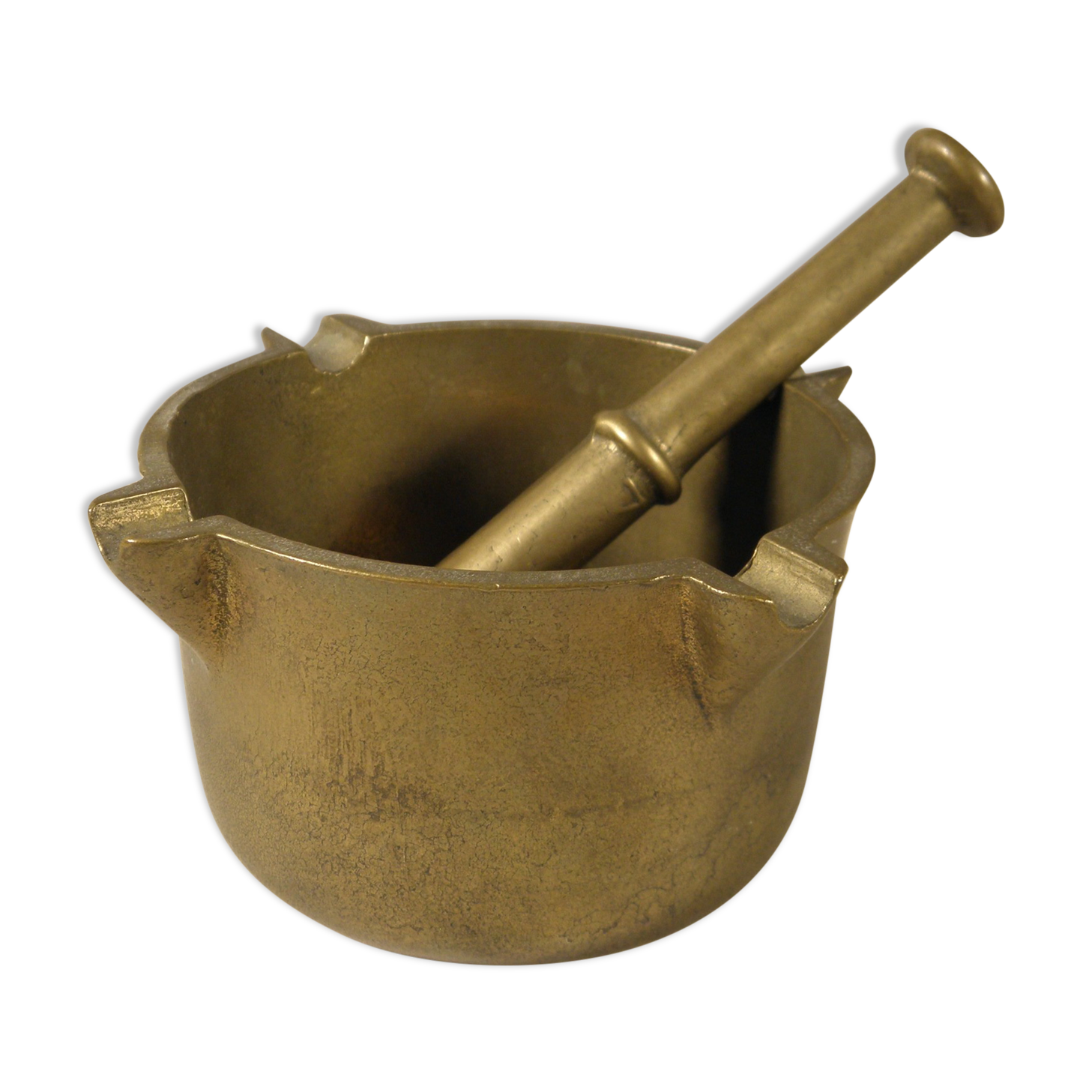 Brass "mortar" ashtray 70s