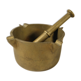 Brass "mortar" ashtray 70s