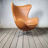 EGG Arne Jacobsen armchair in Walnut leather
