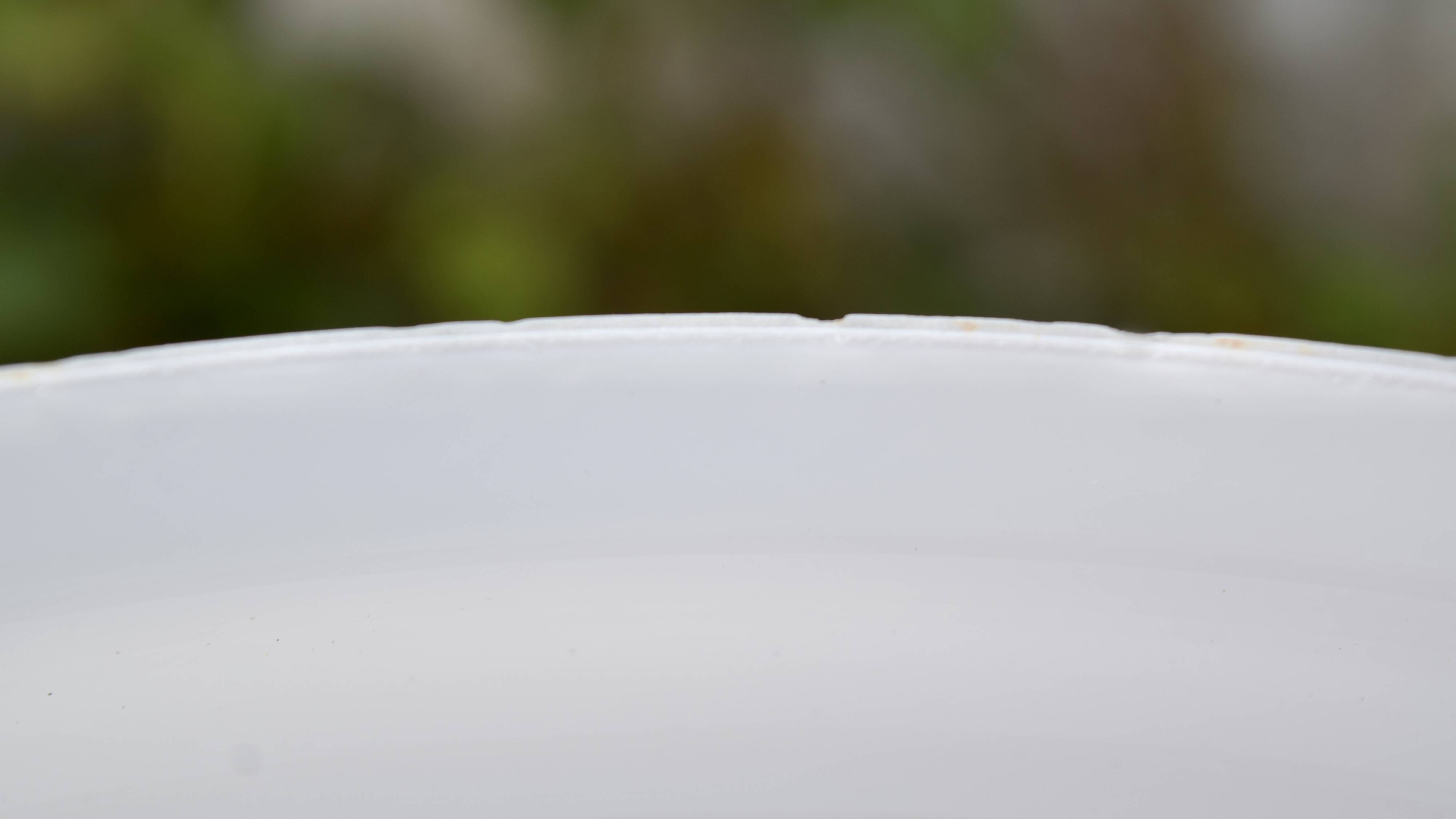 Large vintage lampshade in white opaline