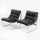 Pair of Pixi armchairs by Gillis Lundgren for IKEA. Sweden, 1970s