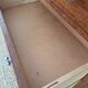 Oak chest of drawers from the 1950s.