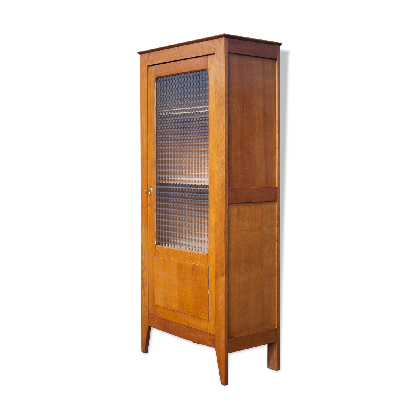 Hosiery, glazed school cabinet
