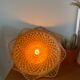 Wall lamp in natural fiber