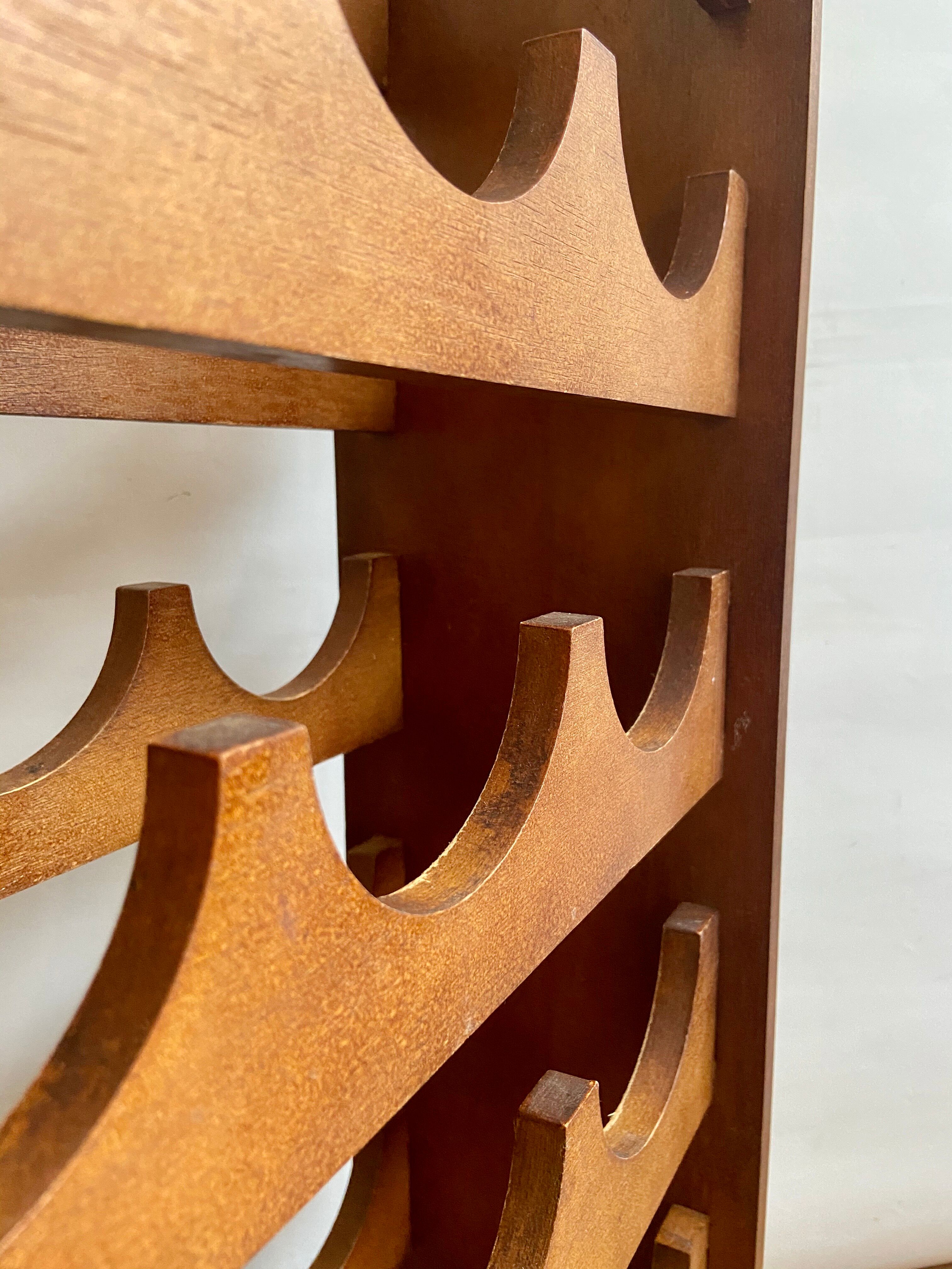 Wooden bottle holder 24 compartments