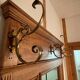 Oak coat rack