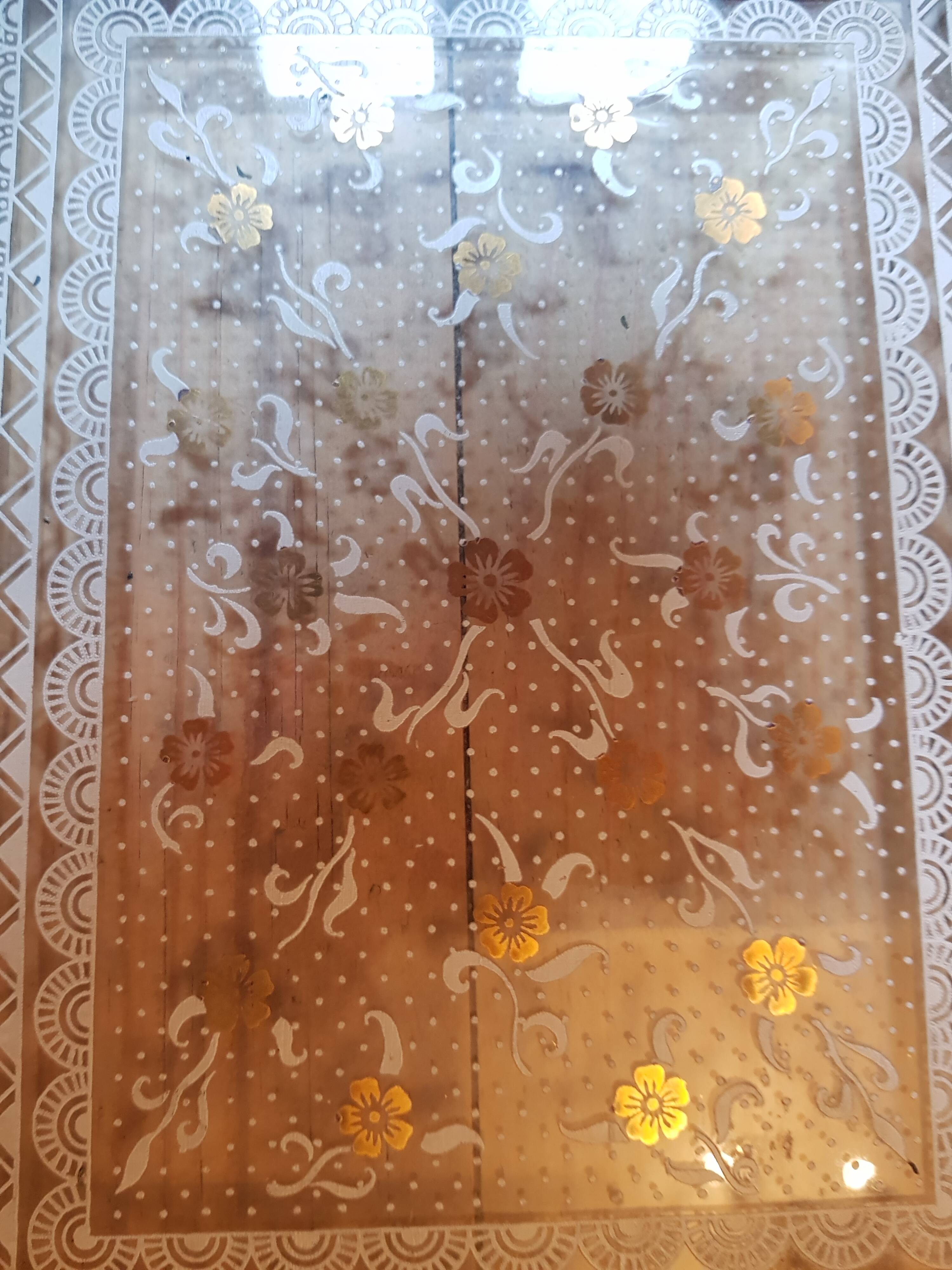 Pair of vintage trays