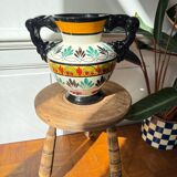 Quimper vase in ceramic – hand-painted decoration