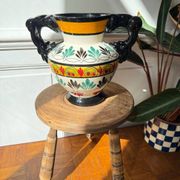 Vase Quimper en céramique – décor peint main