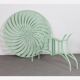 Round metal garden table, 1990