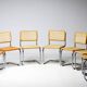 Set of 7 Cesca Chair by Marcel Breuer – a Bauhaus design icon