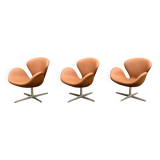 2x Fritz Hansen Swan chair by Arne Jacobsen, NEW condition!!