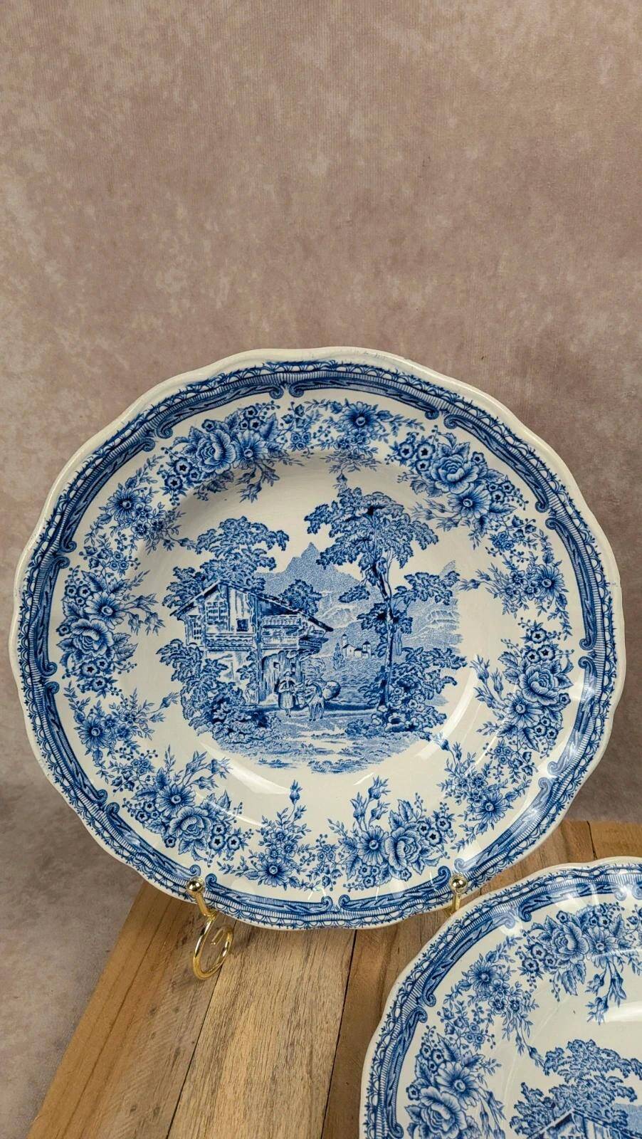 Set of 2 deep plates Lunéville – model The Cottage